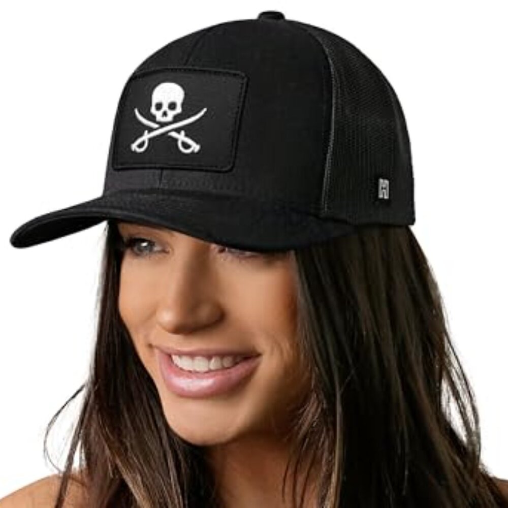 Trucker Hat Mesh Snapback Adjustable Baseball Cap… - image 5